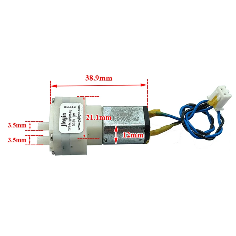 JYPDM-6B Mini 030 Motor Water Pump DC 5V 6V Micro Diaphragm Pump Self-priming Suction Water Pump DIY Sweeper Robot Pumping