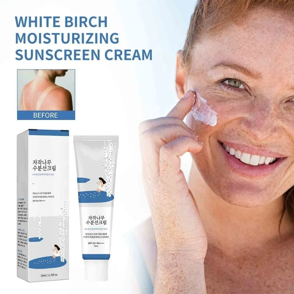 Breathable Moisturizing Sunscreen UV Protection Face Long-Lasting Face Sunscreen Refreshing Non-Greasy Moisturizer