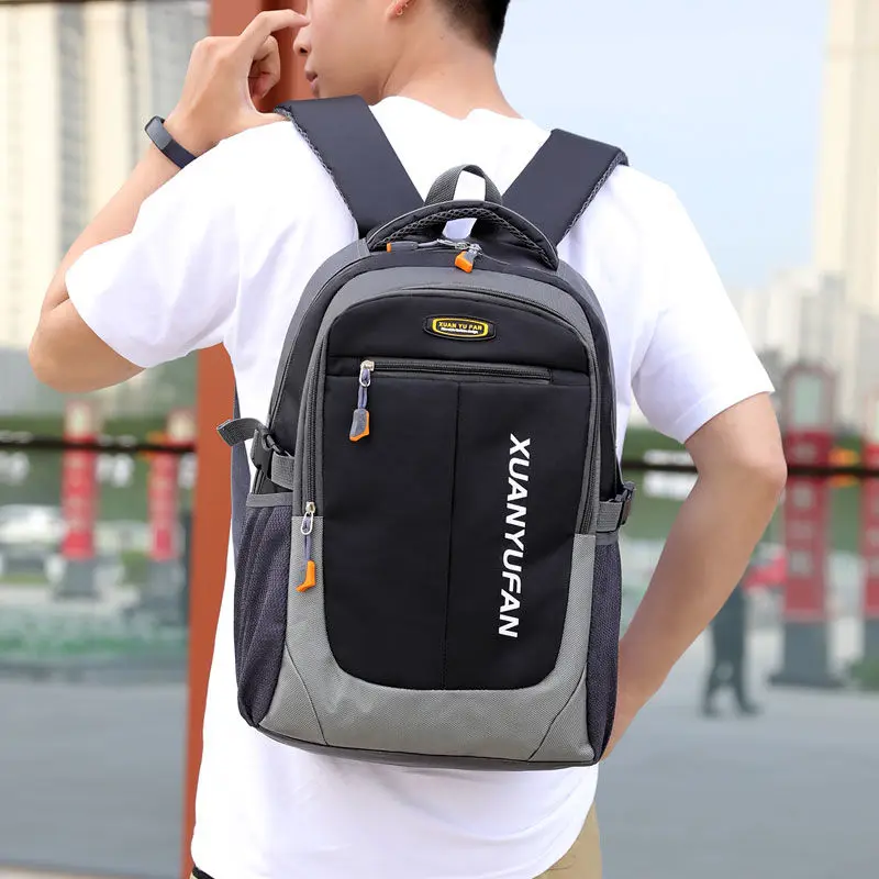 Large Capacity Backpack Men and Women Casual Travel Bag Middle School Student Schoolbag Sports Waterproof