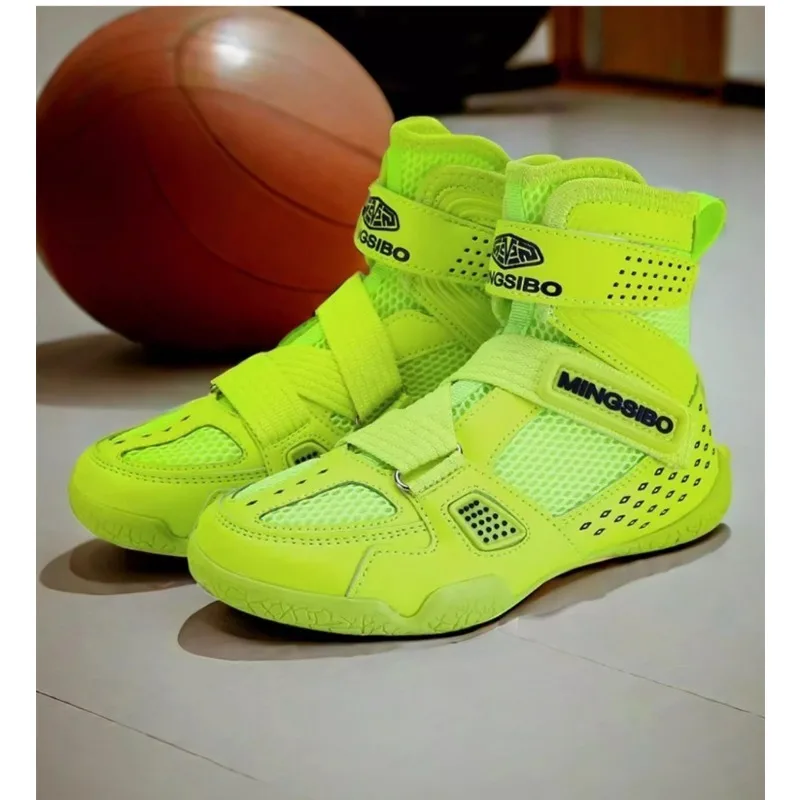 

Men's Women's Boxing Sneakers Heavyweight Wrestling Sneakers Indoor Training Deluxe Boxing Shoes Men's Wrestling Shoes