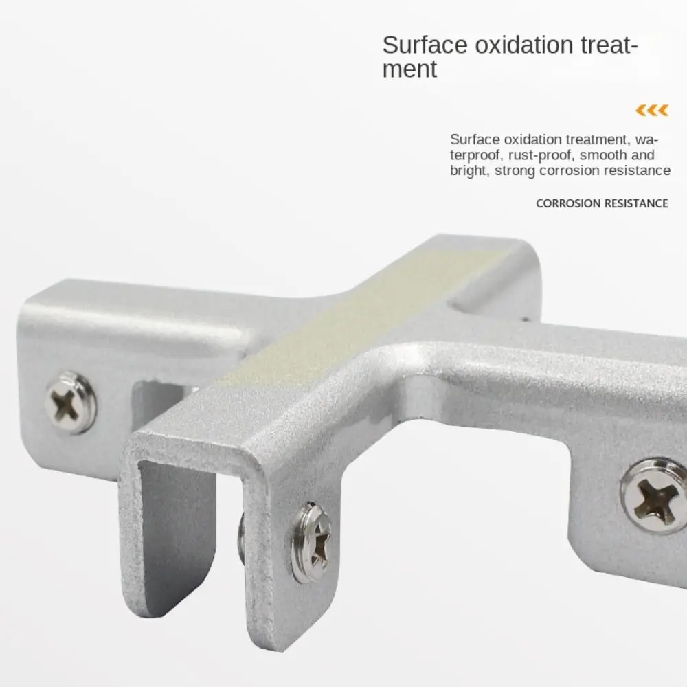 New Aluminum Alloy Angle Corner Code T-cross L-type Glass Clip Hardware Rustproof Corner Buckle Glass