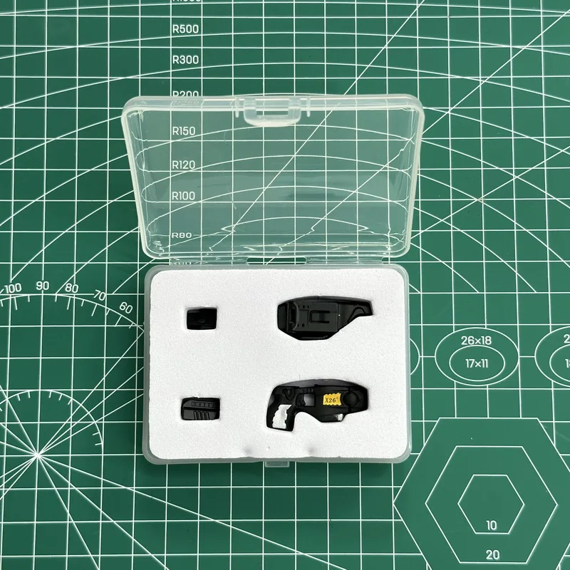 ZYTOYS 1/6 échelle Taser X26 modèle en plastique pistolet noir jaune 3.2CM ZY2009E pour 12 ''Aemy soldat militaire figurines jouet
