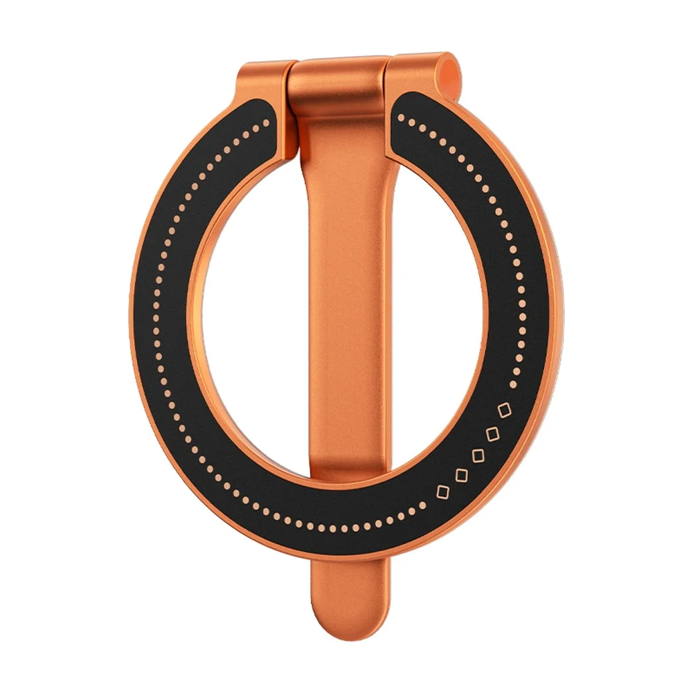 Magnetic Ring Phone Holder 360 Degree Rotation - Lightweight Metal Mount for Stable Portrait and Landscape Viewing Anywhere