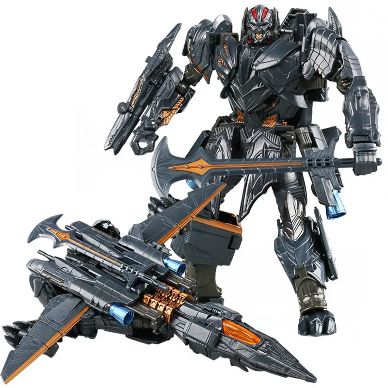 BMB H6001-2 TLK Transformation Action Figure Toy Masterpiece Mega Galvatron Movie Model 19cm ABS Deformation Car Robot Doll Gift