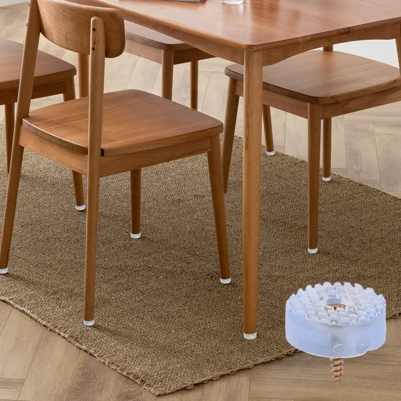 60/2 set trasparente antiscivolo morbido sedia tavolo piede gamba fondo facile installazione antiscivolo scivola protezione del pavimento in legno non rumore vite pad