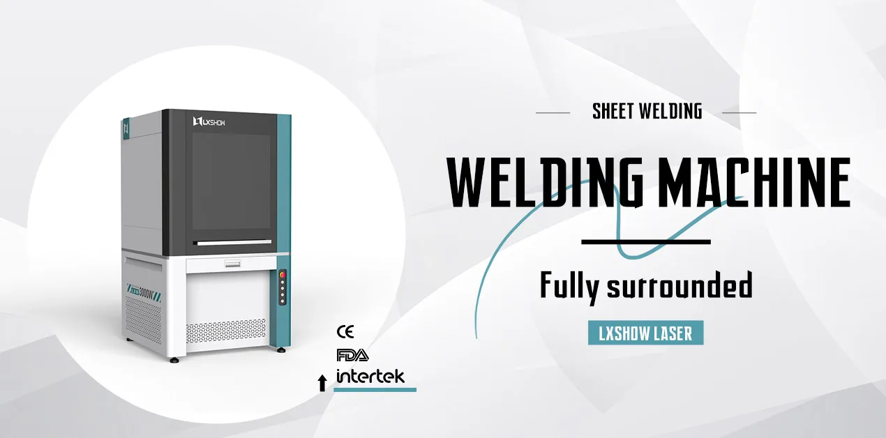 2023 Lxshow Fully Surrounded Flat Metal  Welding Machine