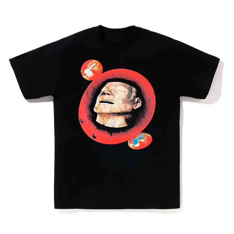 

Y2k Radiohead's Album "OK Computer" - A Simple Cotton Short-sleeved Men's T-shirt with The Album's Title Printed on It
