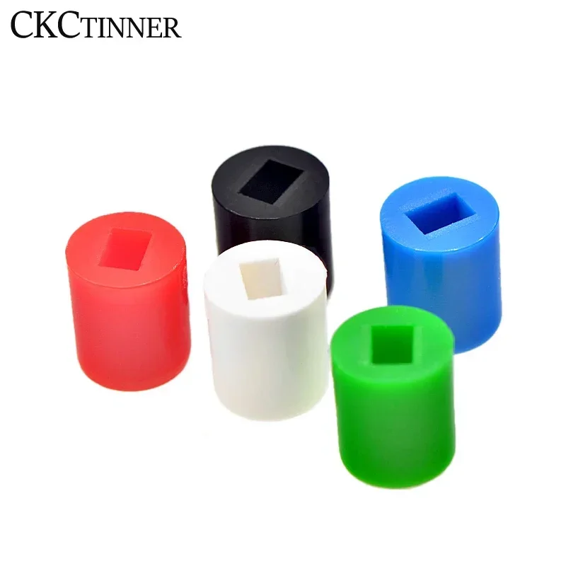 10 Stuks/Batch 5-kleuren Knop Schakelaar A06 6*7Mm Geschikt Voor 5.8*5.8 7*7 8*8 8.5*8.5 Plastic Cap Hoed Kits