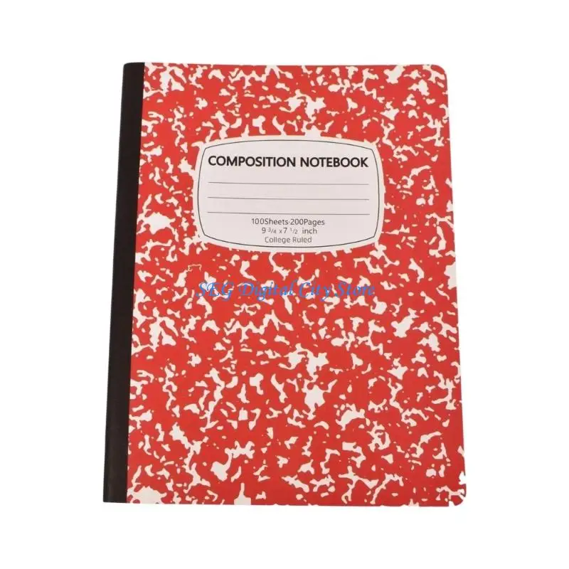 U75B Softcover College Ruled Composition Notebook, 100 Sheets for Class Writing