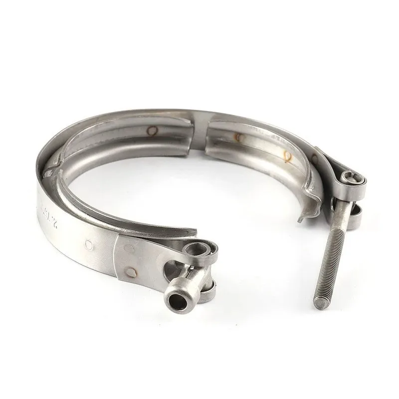 V Band Clamp Male Female Exhaust Flange 304 Stainless Steel Turbo Muffler Pipe Kits Release Car Accessories 2\