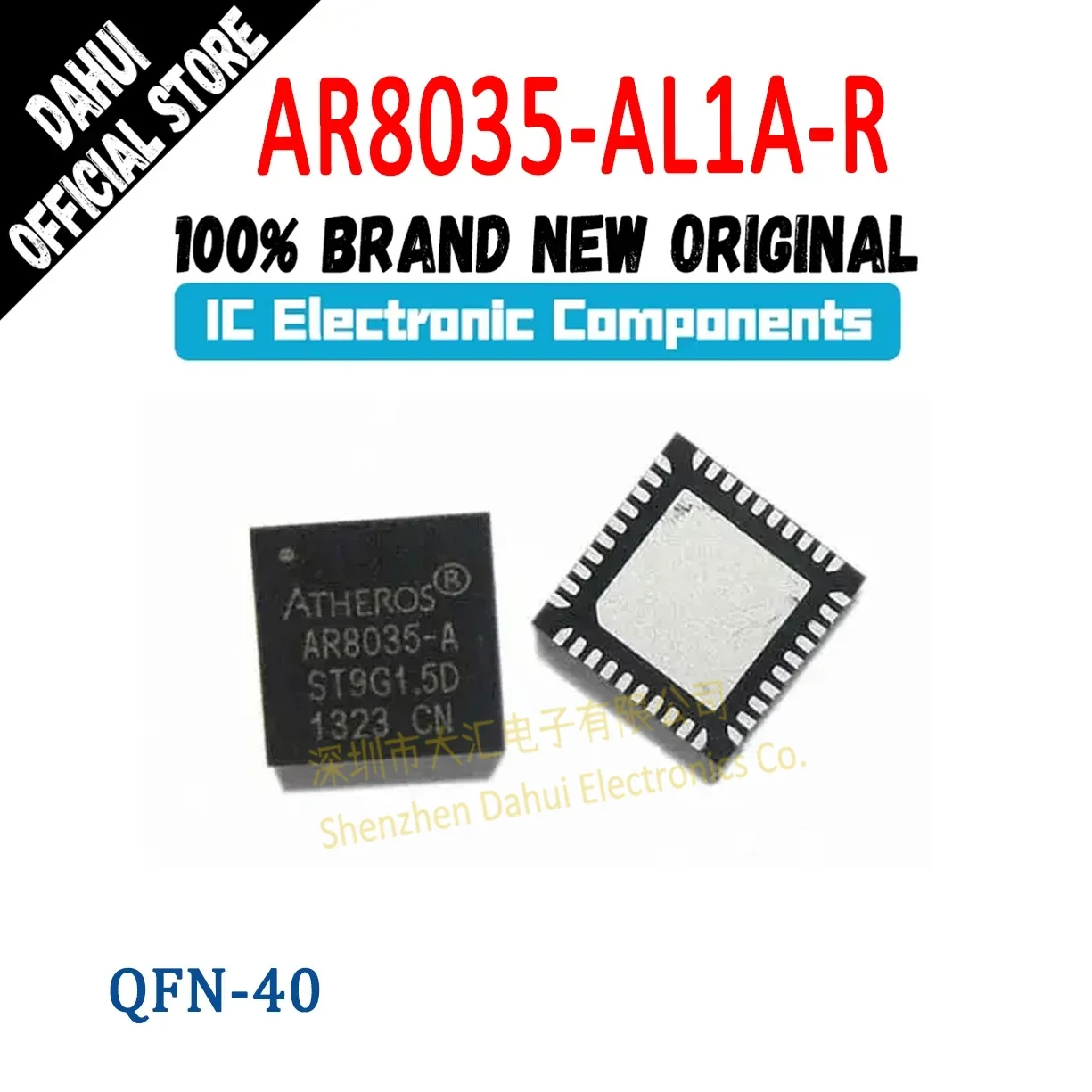 

AR8035-AL1A-R AR8035-AL1A AR8035-AL1 AR8035-AL AR8035 AR IC chip CPLD FPGA QFN-40 In Stock 100% New Originl