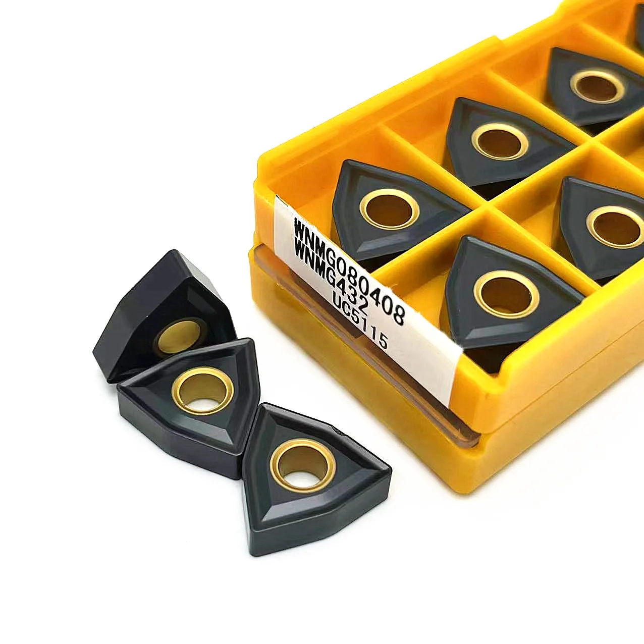 10 pz WNMG080404 WNMG080408 WNMA080412 UC5115 WNMA080404 UC5115 inserti in metallo duro utensile per tornitura esterna strumento per tornio CNC in ghisa