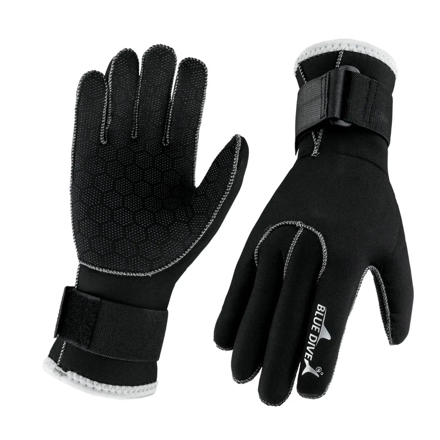 3mm Premium Kevlar Diving Gloves for Fishing Hunting and Scuba Diving - Anti-Cut Anti-Puncture and Warm