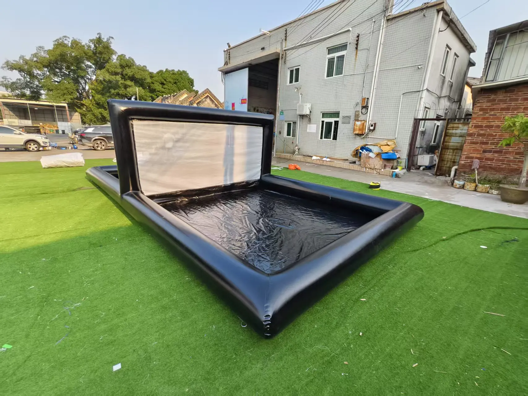 

XiaoOutdoor Inflatable Volleyball Pool Court for Adults Water Play Sports Games Field for Inflatable Water Amusement Facilities