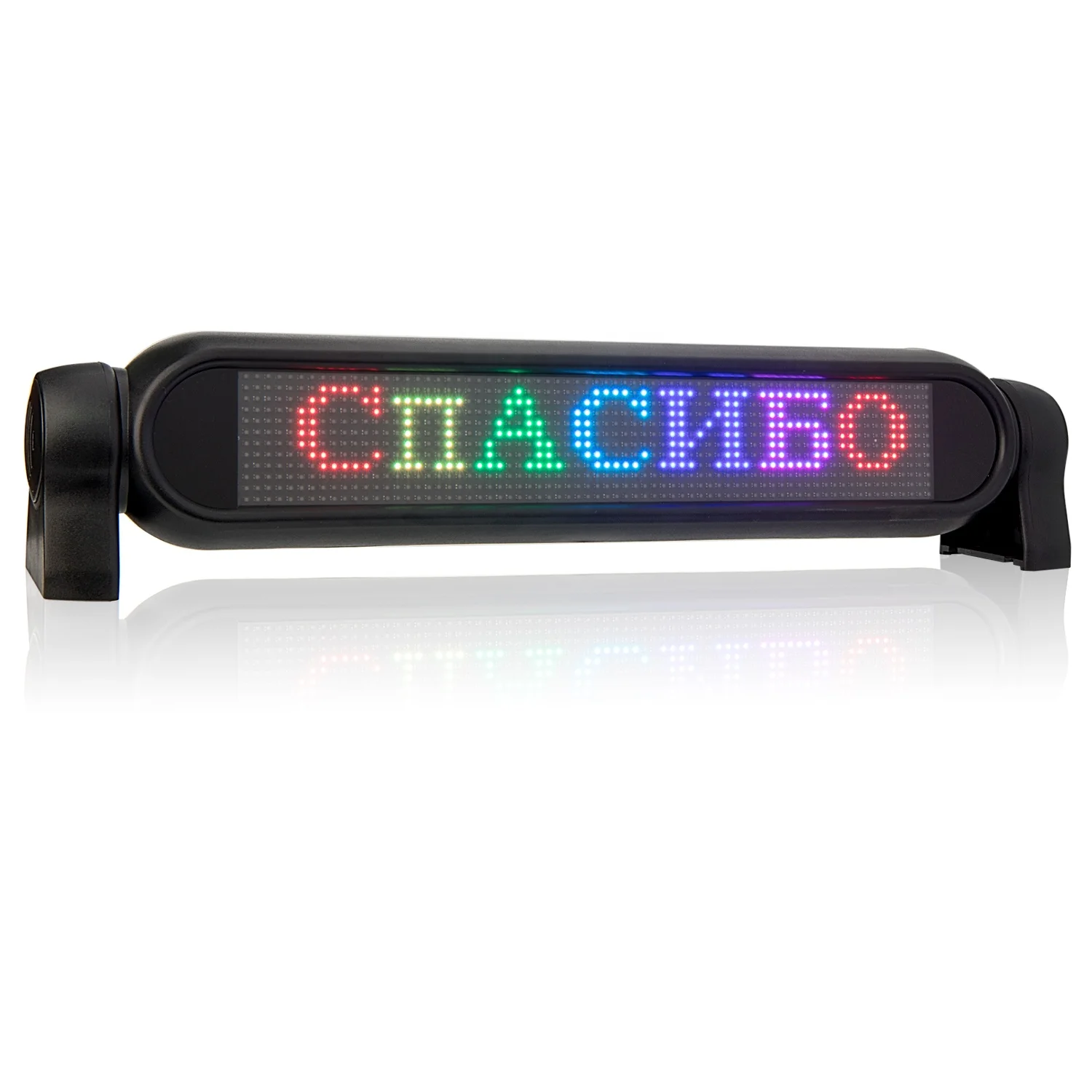 12v 12 * 72 LED Car Sign RGB Matrix Bluetooth Programmable Multilingual Taxi Store Advertising Display Board