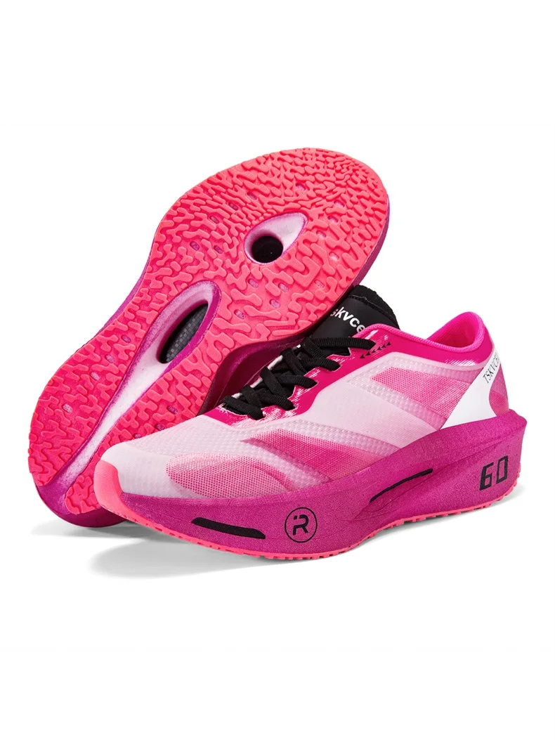 Marathon-Laufschuhe für Herren, Athletische Spezialität mit Carbonplatte, Trend-Sneakers, Leichte Atmungsaktive Sportschuhe für Damen – Detail 32