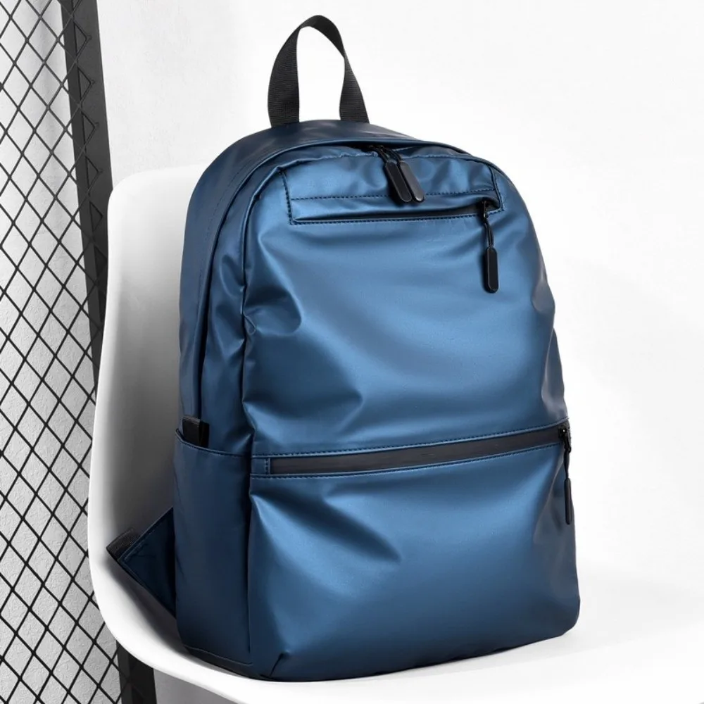 Multi-functional Large Capacity Men Backpack Multi-pocket Black Student School Bag Waterproof Leisure Laptop Bag Travel