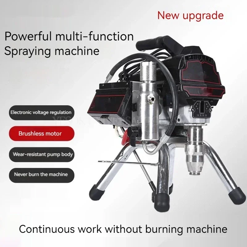 3500W Elektrische Hogedruk Airless Spuitmachine Sproeier High Power Huishoudelijke Muur Behandeling Verf Sproeier Gereedschap Vloeibare Zeep