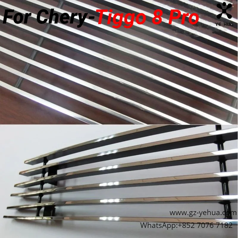 For Chery Tiggo 8 Pro 2021 2023 Modification Bumper Bright Bar Grille  Automobiles Parts  Refit Products  Accesorios Para Auto ﻿