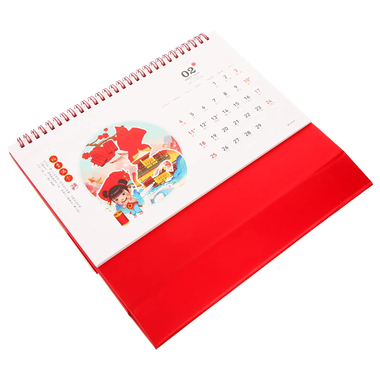 

Настольный календарь-ежедневник 2024: креативный дизайн, гладкие плотные страницы, удобная система перелистывания для офиса и дома