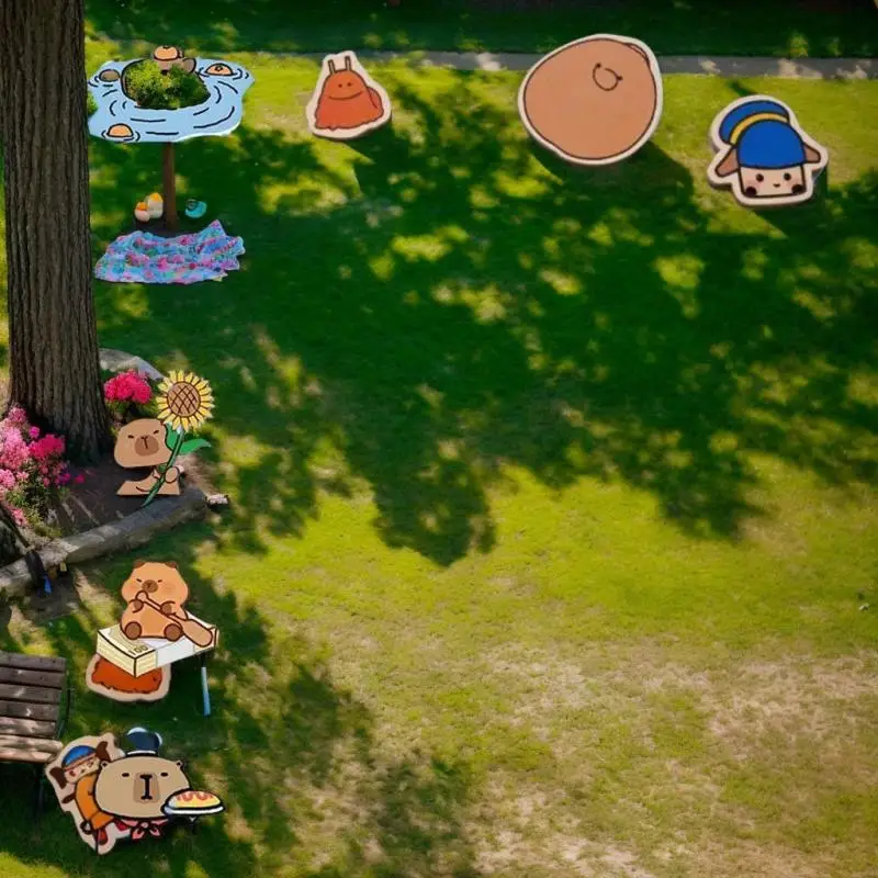 50/100pcs/set Waterproof Stickers For Journal Laptop Phone Luggage Bottle Cartoon Capybara Sticker Fun DIY Kid Toy Gift Decal