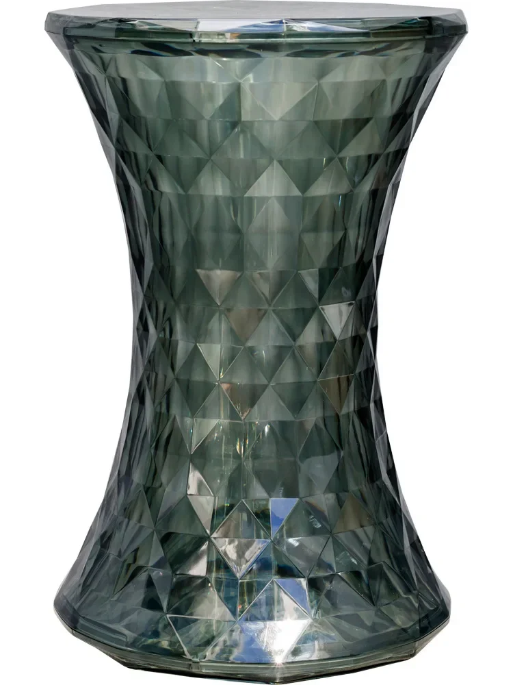 

Хрустальный табурет, скандинавский простой цветной прозрачный табурет с бриллиантами, домашний табурет для смены обуви для ванной комнаты, креативный низкий