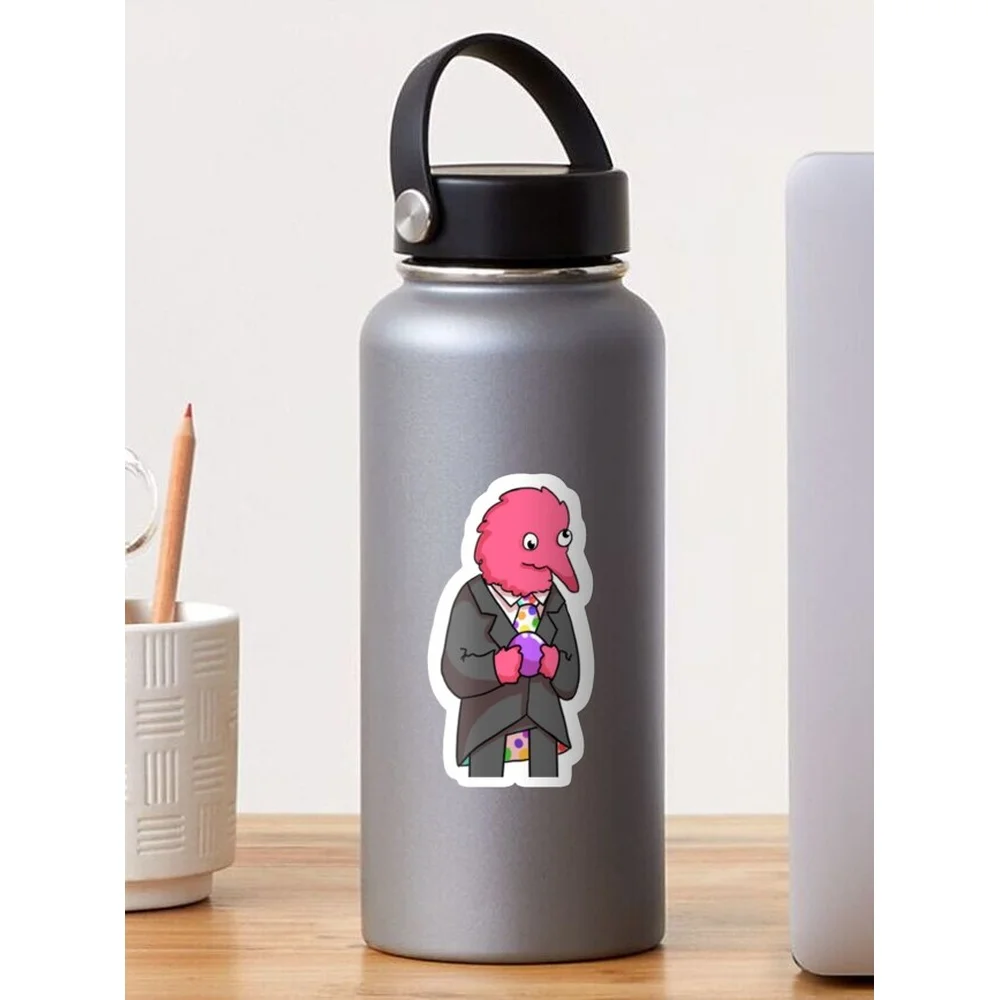 Jimothy The Worm Sticker for Laptop Decor Bedroom Car Cute Cartoon Art Fashionable Public Suitcase