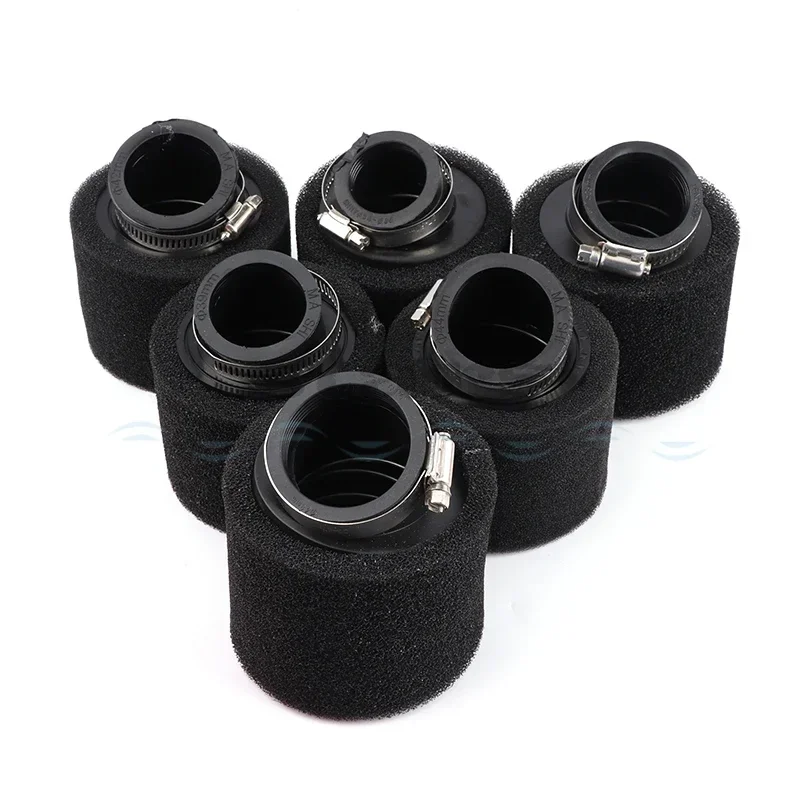 35mm 38mm 42mm 45mm 48mm Bend Elbow Neck Foam Air Filter Sponge Cleaner Moped Scooter Dirt Pit Bike Motorcycle RED Kayo BSE