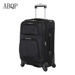 Travel Suitcase 2023 New Oxford Cloth Trolley Case Universal Wheel Luggage 21-Inch Large Capacity Multi-Storage Business Boardin