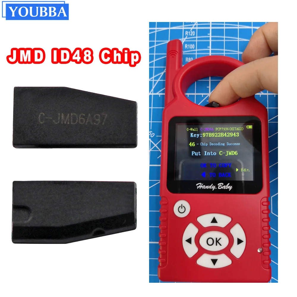 YOUBBA 5/10pcs Original JMD 46 ID46 Chip for Handy Baby CBAY JMD Ebaby Key Programmer Blank JMD46 Transponder Chip