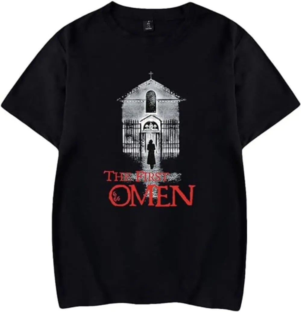 

The First Omen Merch T-Shirt Women/Men Summer Cosplay Tshirt Shortsleeve Movie Tee