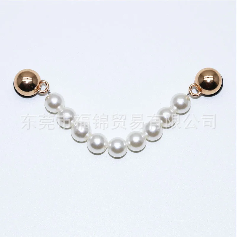 2024 New Metal Shoe Charms for Women Girls Fashion Bling Crystal Pearl Shoe Decorations Kids Gifts