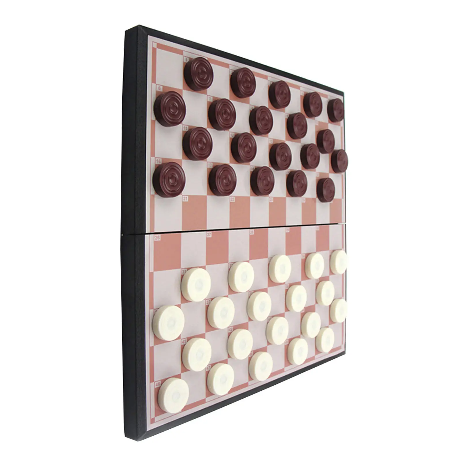 

Пластиковый набор для игры в шашки, складная магнитная доска для игры в дамы, настольная игра для взрослых, семьи, друзей, для дома и улицы