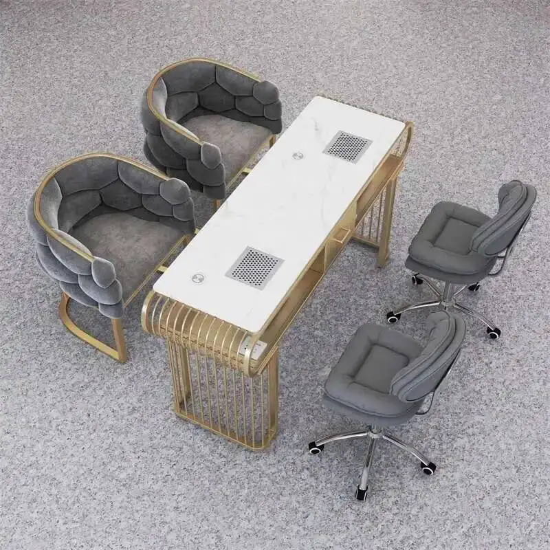 Manicure Desk Salon Nordic Nail Tables Marble Equipment Beauty Professional Nails Aesthetic Manicure Moveis Furniture Table