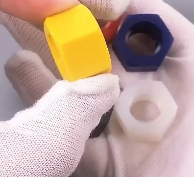 2~50Pcs Nylon Nut Hex Hexagon Nut M2 M2.5 M3 M4 M5 M6 M8 M10 M12 M14 M16 M18 M20 Colourful Nylon Plastic Insulation Hexagon Nuts