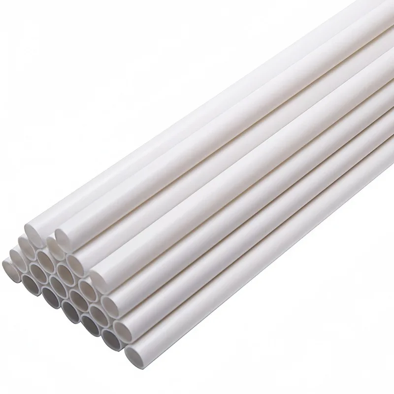 

White PP Pipe 20" Long Industrial Pipes for Home DIY, Greenhouse, Garden, Farm, Workshop, Furniture Grade(10PCS)
