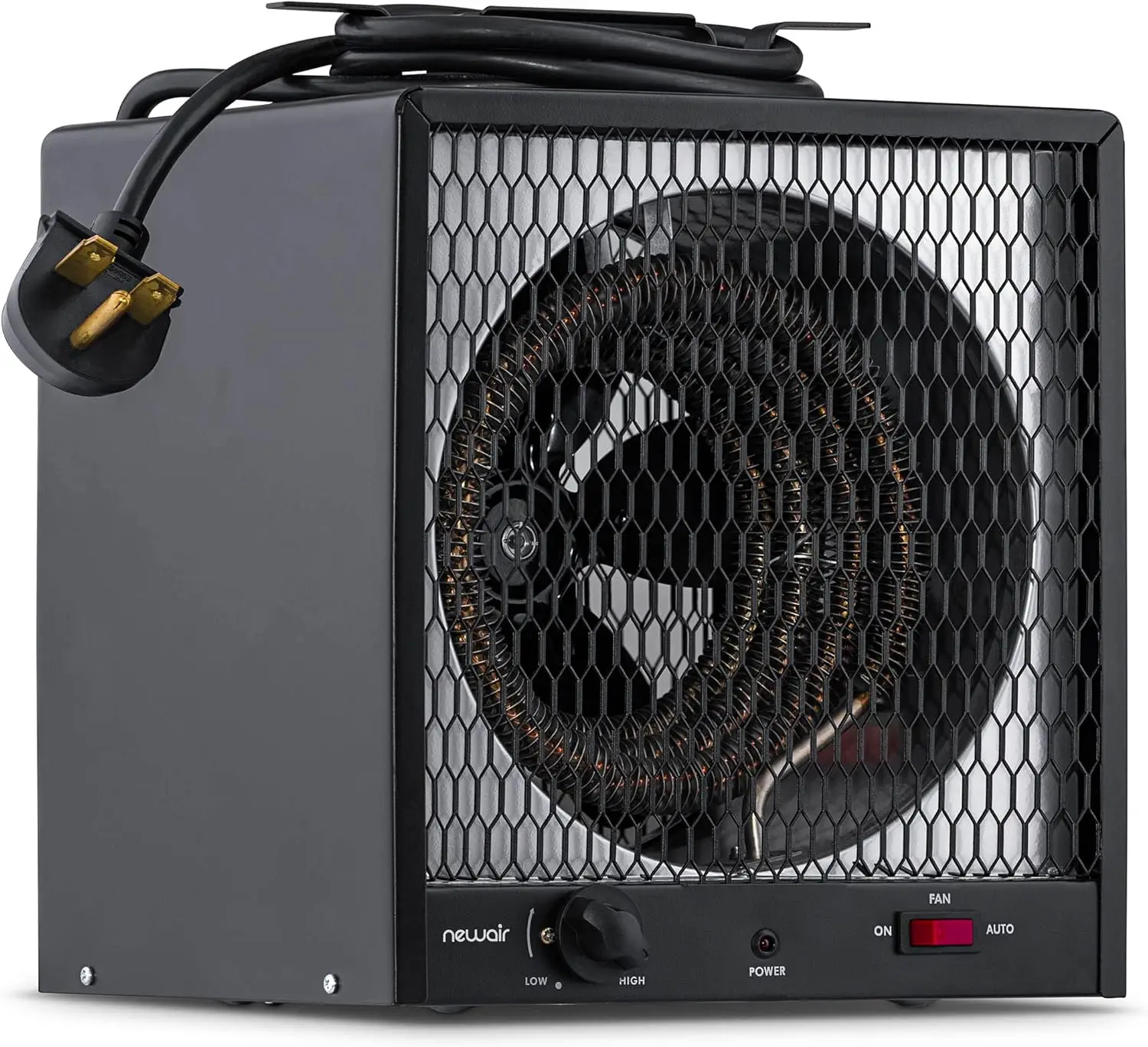 

Portable Heater (240V) Portable Electric Garage Heater Heats Up to 600 sq. ft. with 6-Foot Cord Wrap and Carrying Handle | 5600