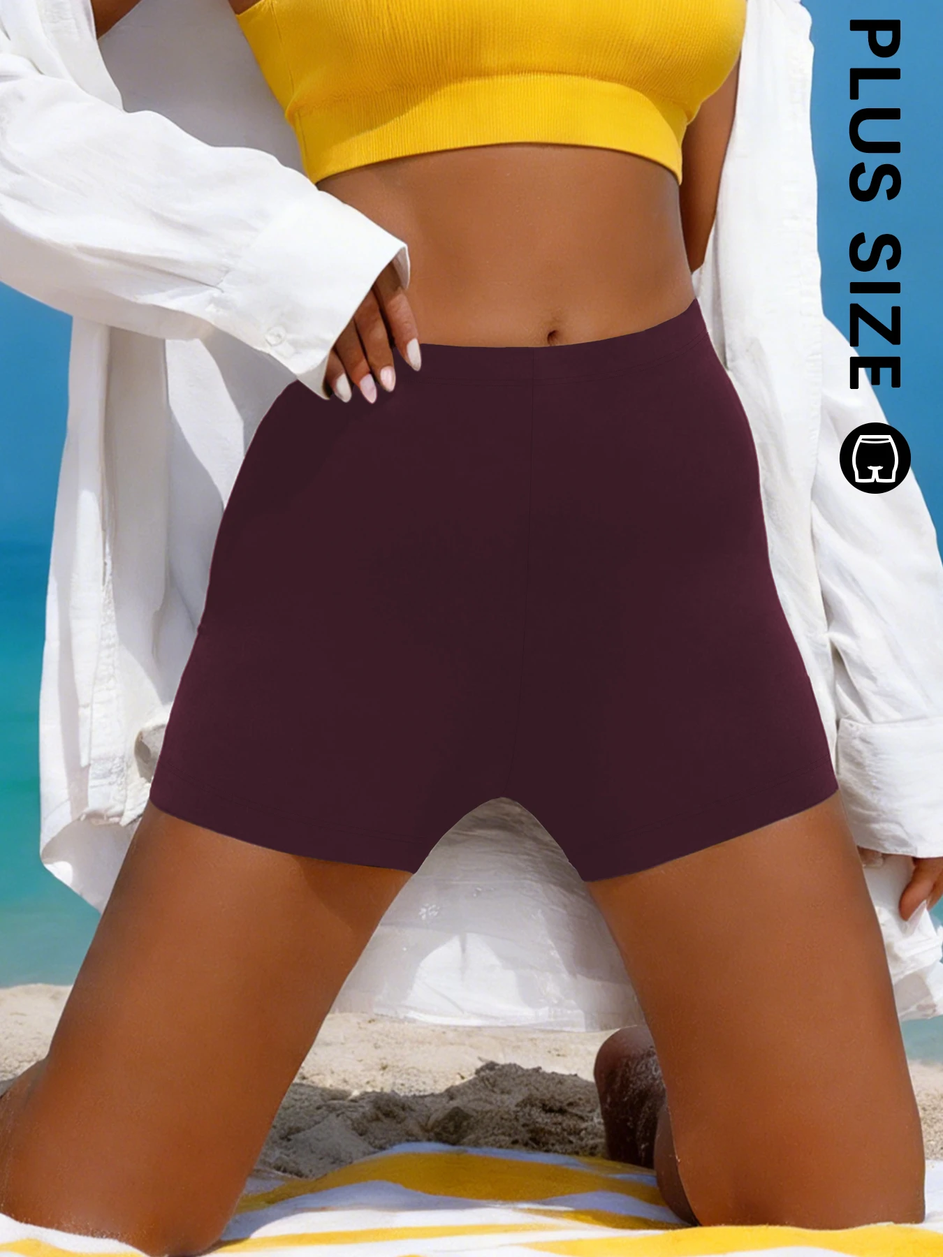 

Супермягкие велосипедные шорты больших размеров для женщин, непрозрачные, для тренировок, бега, йоги, спортивные шорты, длина штанин 2 дюйма.