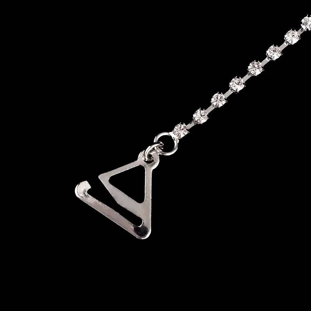 Shoulder Prom Bridal Heart Shaped Bra Straps 1 Pair Rhinestone