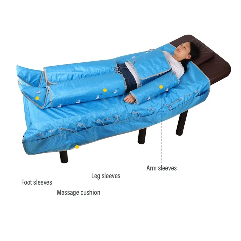 3 in 1 Touched screen Full Body Legs Hips Arms Compression Massage Pressotherapy Suit Lymph Drainage machine