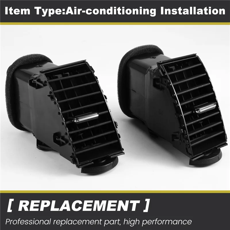 

AT92-2Pcs For Toyota Prius 2004-2009 Dashboard Air Vents Grille Air Conditioner Outlet Panel Fresh Nozzle(Middle Left Right)