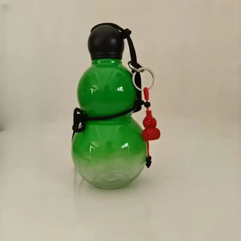 Chinese Style Retro Gourd Drinking Bottle Large Capacity Vintage Gourd Water Bottle Creative Sports Gourd Kettle Space Cup