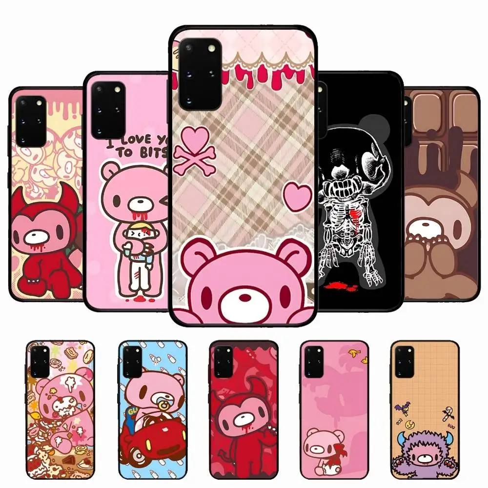 

Popular Kawaii G-gloomyS Bears Phone Case Silicone PC+TPU For Samsung S10 20 30 22 23 24 Plus Lite Ultra Cover