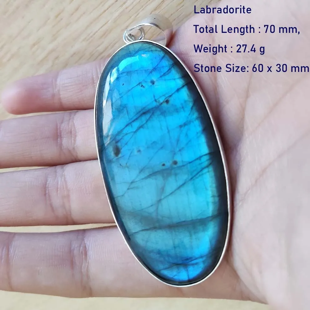 Genuine Labradorite Pendant