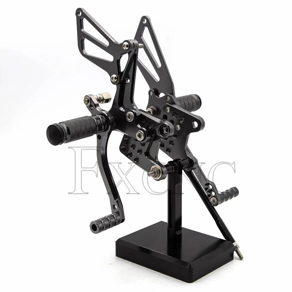 For Suzuki GSXR 600 750 1996-2000 K1 K2 K3 K4 K5 Motorcycle Rearset Footpeg Footrest CNC Adjustable Motorcycle Foot Peg Pedal
