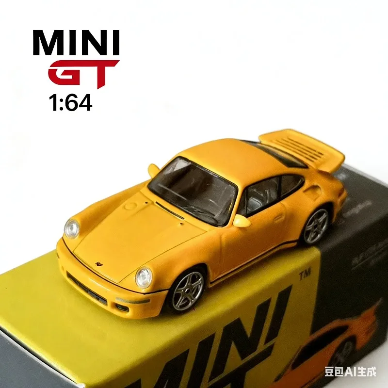 

MINI GT 1:64 RUF CTR Anniversary Blossom Cast-Plastic Realistic Alloy Car Model, Boys' Toy Collection Decoration Item.