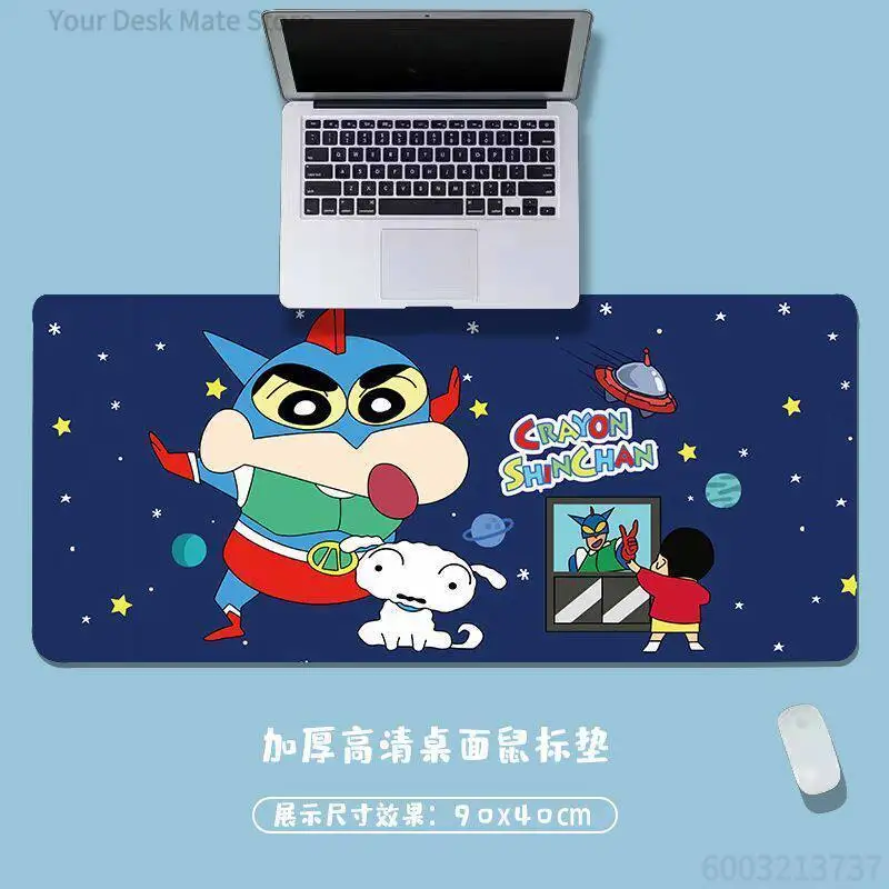 Cartoon Cartoon Thickened Large Size Mouse Pad Crayon Shin-Chan Dormitory Desk Pad Office Computer Keyboard Pad Game Mouse Pad