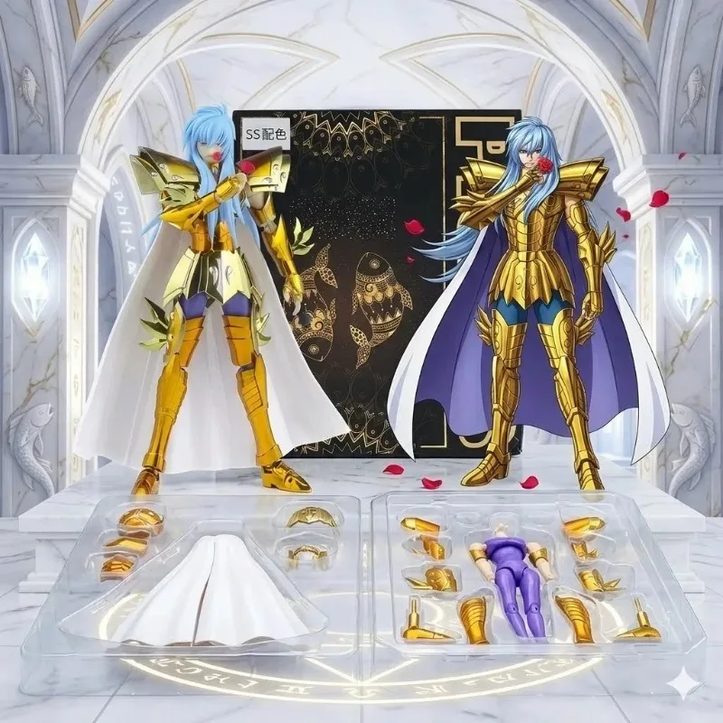 [Envio em 9 Horas] ST Model Saint Seiya Myth Cloth Metal Armor EX Peixes Albafica Gold Lost Canvas/SS Cavaleiros do Zodíaco Boneco de Ação