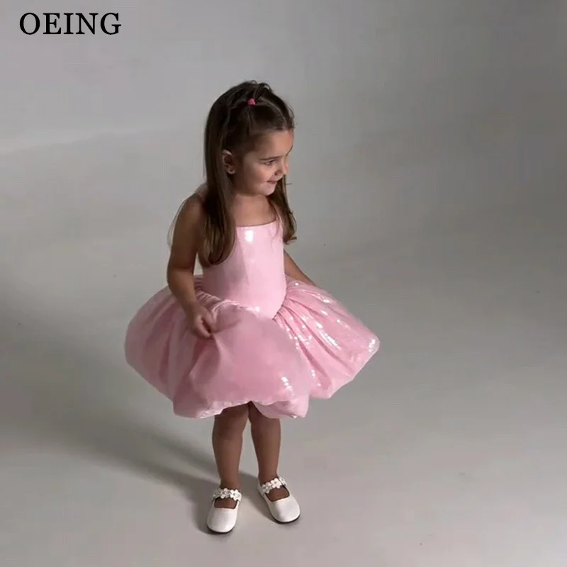 oeing-shiny-a-line-flower-girl-dresses-pink-mini-sequined-puffy-birthday-party-dress-princess-birthday-girl-dresses-customized