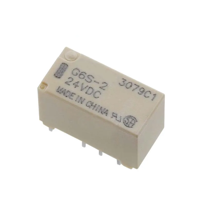 NEW Relays 10PCS G6S-2-3VDC G6S-2-5VDC G6S-2-12VDC G6S-2-24VDC DC 3V 5V 12V 24V Relay 8Pin 24VDC